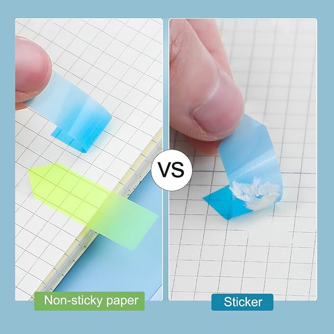 Ericter 2400 Pcs Sticky Tabs Page Markers Sticky Index Tabs, Arrow Flag Tabs - Image 4