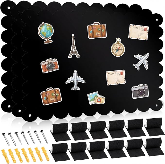 Gueevin 3pack Magnetic Board for Wall 16.1" x 13" Magnet Bulletin Board to by Gueevin