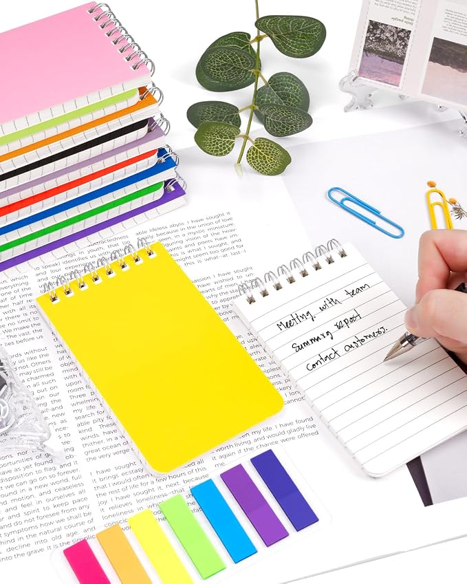 Dynta Mini Spiral Notebooks Bulk 3x5 Inch Memo Pads, 30 Packs Small Notepad Top - Image 8