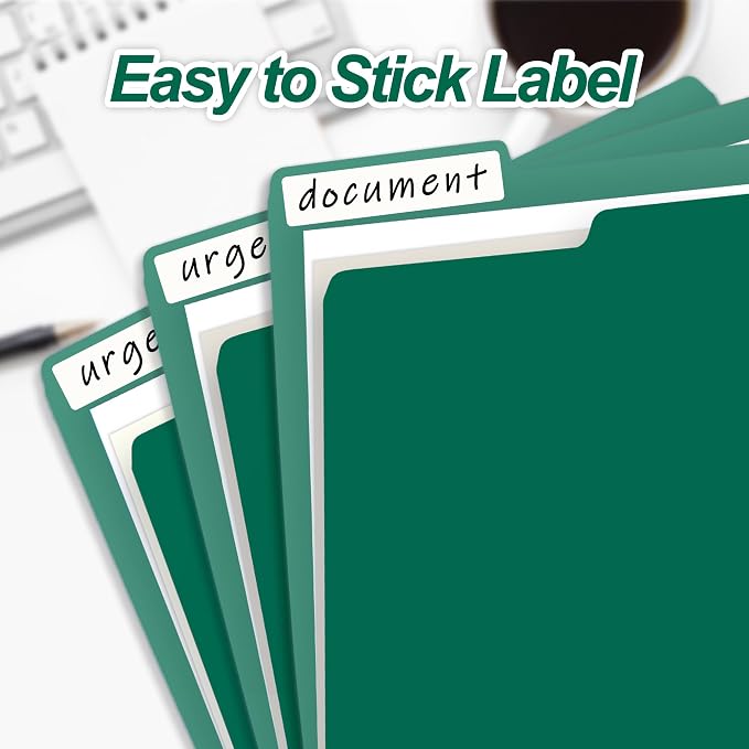 100 Packs File Folders, 1/3-Cut Tabs, File Folders Letter Size, 8.5x11 Inch - Image 6