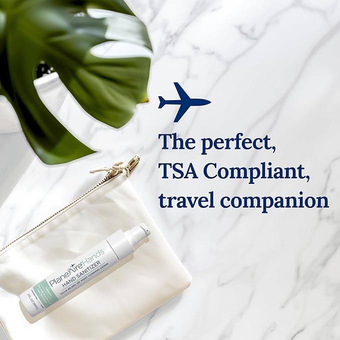 3-Mint Gel Hand Sanitizer | Soothing, Moisturizing, Hydrating | Travel Size | With Aloe Vera & Green Tea Extract | Mint Oil Blend with Peppermint Essential Oil | For Cars, Backpacks, Travel | 6-pack-DeskLoop Office