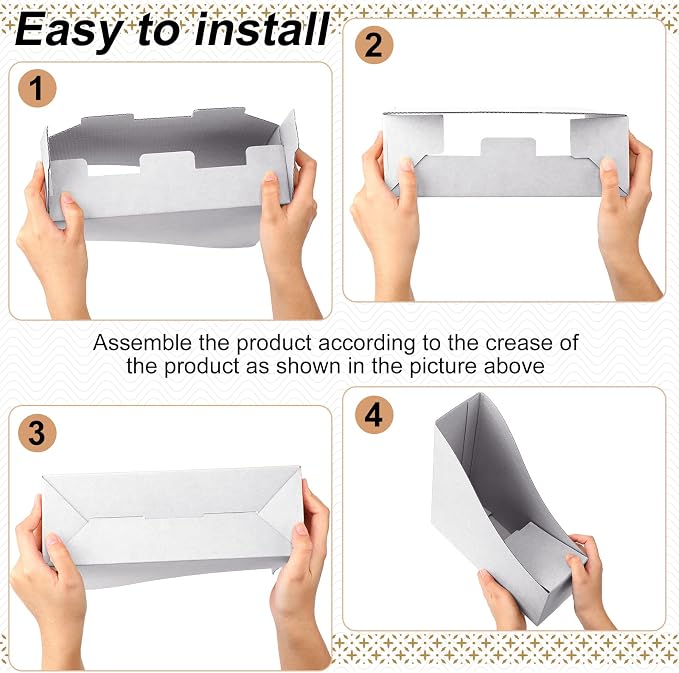 Thenshop 24 Pcs Cardboard Magazine File Holder Organizer, Desk File Organizer - Image 3