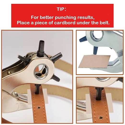 Adorox Heavy Duty Belt Hole Puncher - Image 5