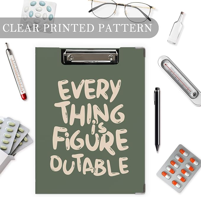 Everything is Figureoutable Clipboard Folio - Image 3