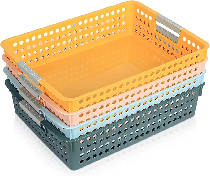4Pcs Classroom Organization and Storage Paper Tray Holds, Holds 4A Paper | - Image 2