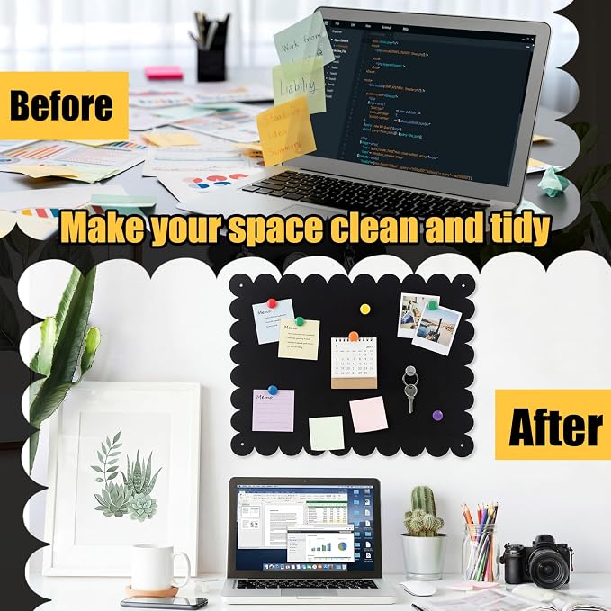 Gueevin 3pack Magnetic Board for Wall 16.1" x 13" Magnet Bulletin Board to - Image 5