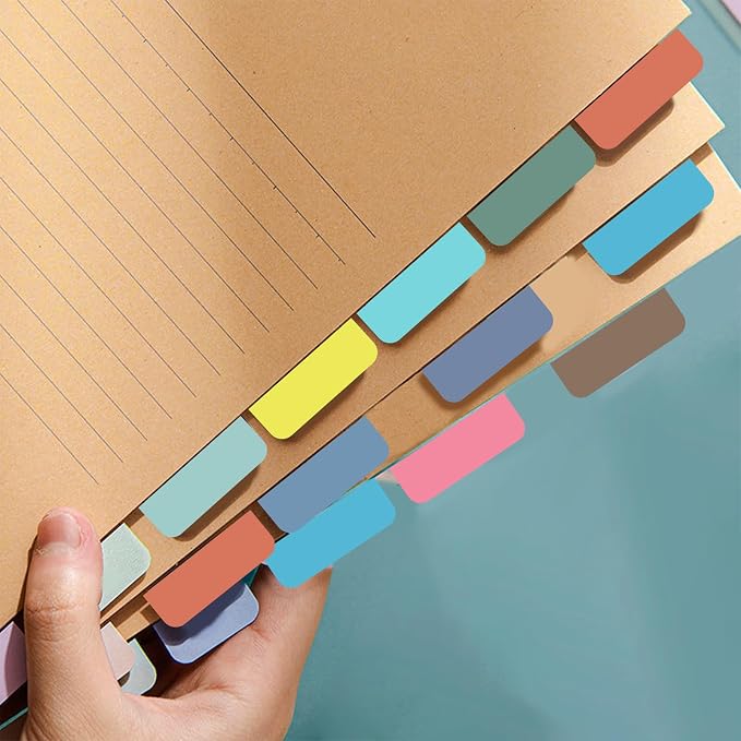 240Pcs Colored Index Tab 1.8"x1" Large Book Sticky Tabs 12 Colors - Image 5