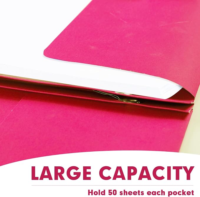 Two Pocket Folders, RAZCC 50 Pack Two Pocket Folders - Image 5