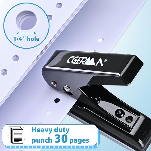 Single Hole Punch, 30 Sheet Capacity, - Image 2