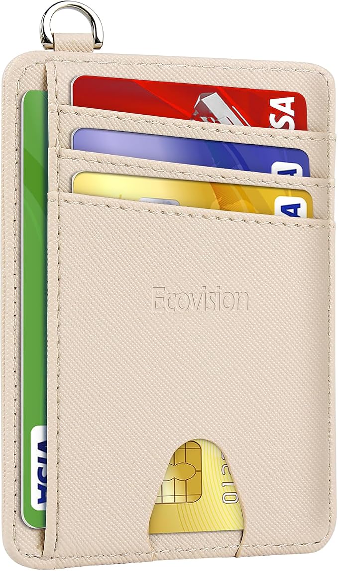 Slim Minimalist Front Pocket Wallet, RFID Blocking Credit Card Holder Wallet by Ecovision