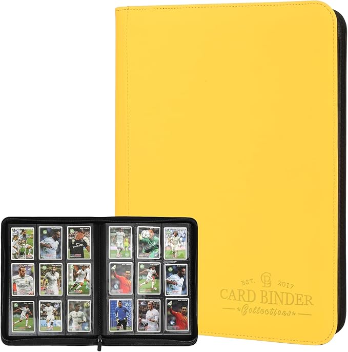 Trading Card Binder, Card Collection Binder Album Folder by Foalgo