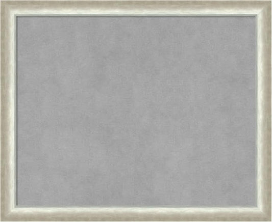 Amanti Art Silver Framed Magnetic Board 18x22 Small Vision Board by AmantiArt