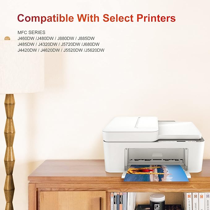 LC203XL LC201 Ink Cartridges Compatible for Brother LC203 Ink Cartridges LC203BK LC201XL Use for Brother MFC-J480DW MFC-J485DW MFC-J880DW MFC-J4420DW(11 Pack: 5 Black, 2 Cyan, 2 Magenta, 2 Yellow)-DeskLoop Office