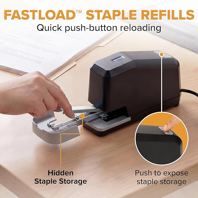 Bostitch Office Impulse Heavy Duty Electric Stapler Value Pack, 45 Sheet - Image 4