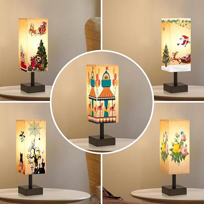aooshine Small Table Lamp for Bedroom - Image 7