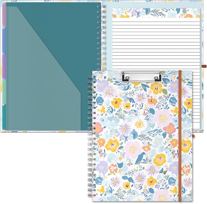 Hongri Clipboard Folio with Refillable Lined Notepad, 8.5 x 11 Folders with by Hongri