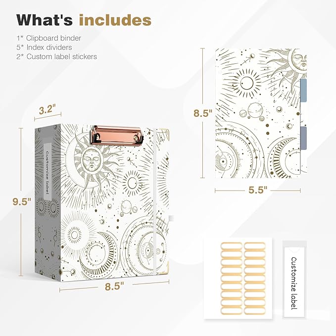 Ospelelf Mini 3 Ring Binder 2 Inch - Image 3