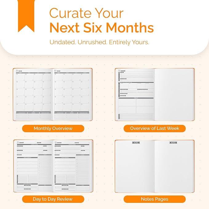 Panda Planner Pro A4 Undated Daily Planner 2026-2027, 8.5 x 11, weekly & - Image 4