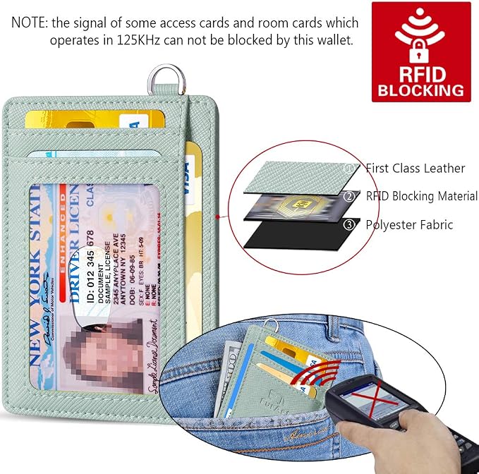 FurArt Slim Minimalist Wallet RFID Credit Card Holder - Image 5
