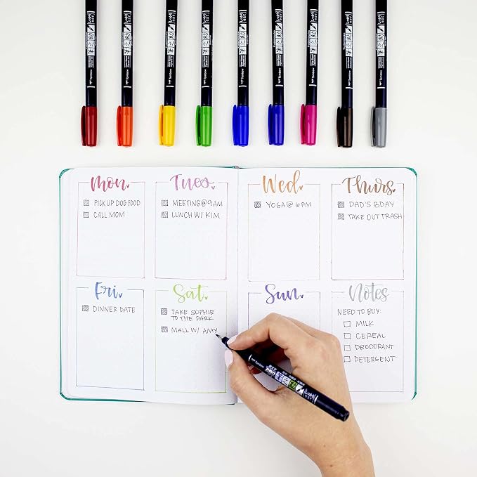 Tombow 56429 Fudenosuke Colors Brush Pens - Image 9