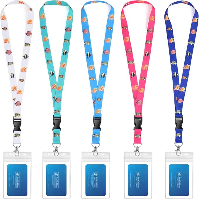 Cruise Lanyards, 5 Pack Waterproof Cruise Lanyard by Qsszk
