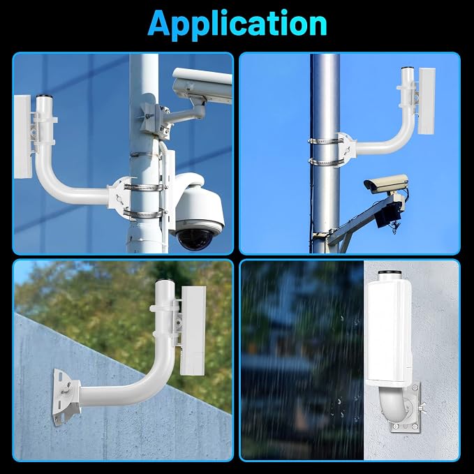 UeeVii 4-Pack Universal Wireless Bridge Bracket Mount, Pole and Wall-Mounted - Image 7