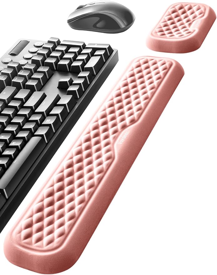 Vaydeer Wrist Rest for Keyboard and Mouse, Computer Ergonomic Wrist Support Pad by Vaydeer