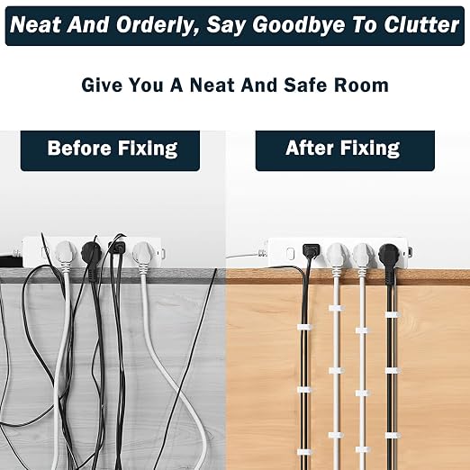 Easytle 200 Pcs 8mm Cable Clips Nail in Flat Ethernet Cable Wall Clips - Image 5