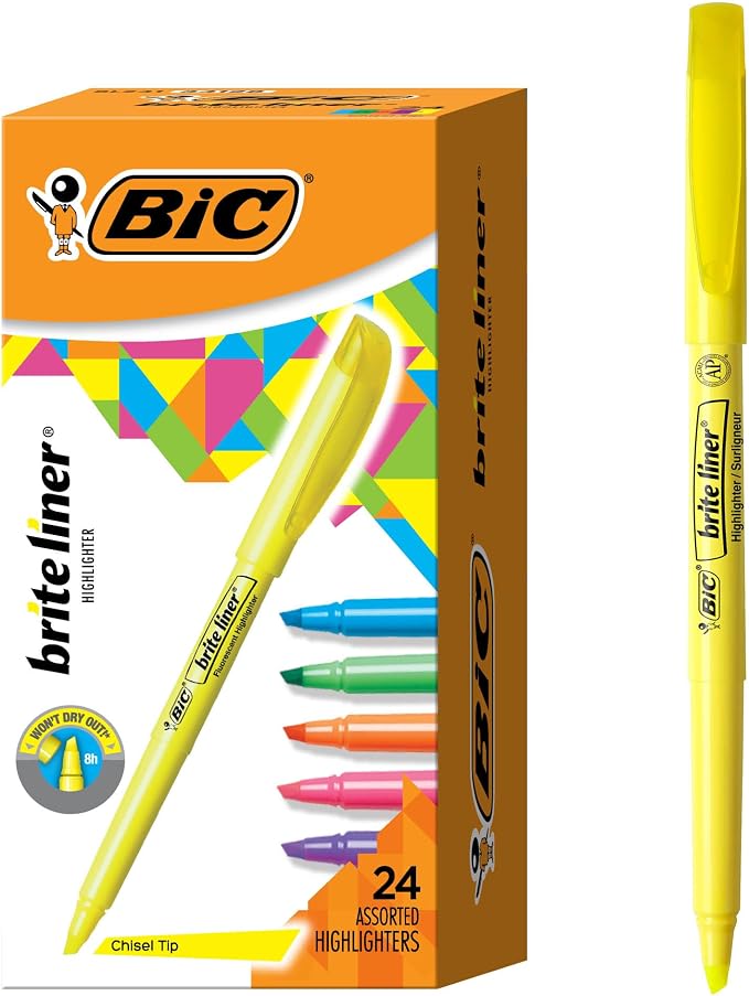 BIC Brite Liner Highlighters by BIC