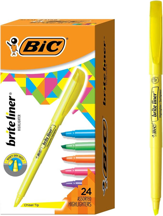 BIC Brite Liner Highlighters by BIC