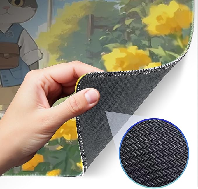 Cute Cat Mouse Pad, Non-Slip Rubber Gaming Mouse Pad - Image 4