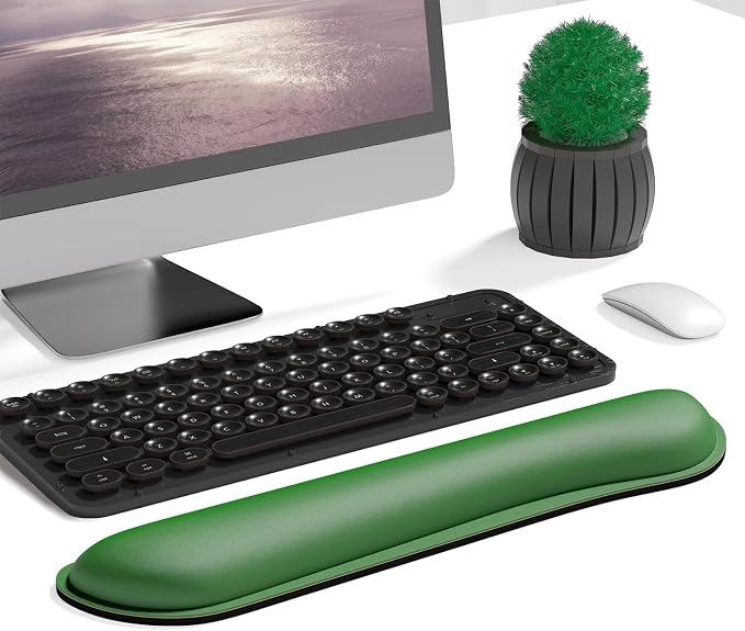 Dapesuom Enlarge Keyboard Wrist Rest, Memory Foam Keyboard Wrist Cushion - Image 2