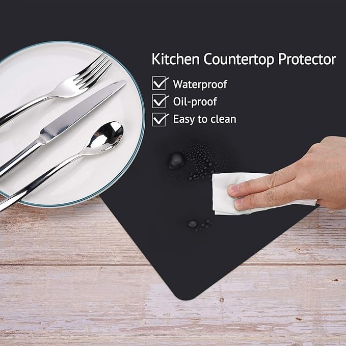 Gartful Silicone Mats for Kitchen Counter, Thicker 0.06", 25 x 17 inches - Image 3