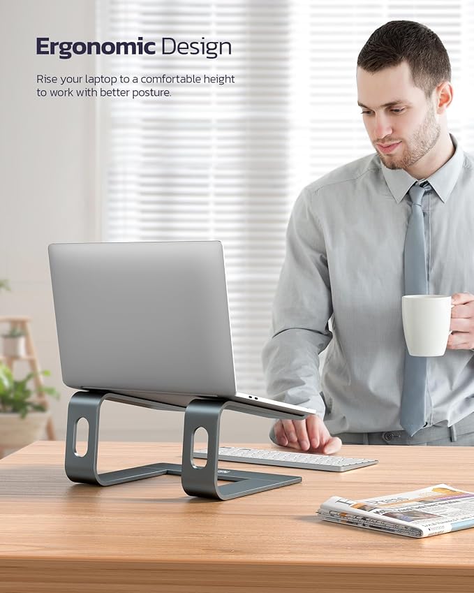 Nulaxy All-Aluminum Laptop Stand - Image 3