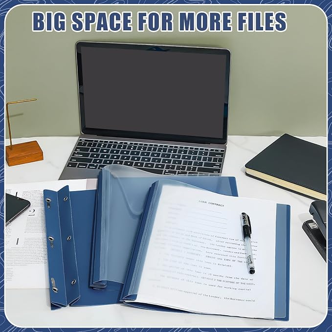 Teling 24 Pcs Clear Front Report Covers - Image 7