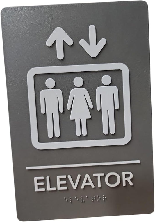 USA Made - Men's and Women's Restroom Signs ADA-Compliant Bathroom Door Signs by RockRidge