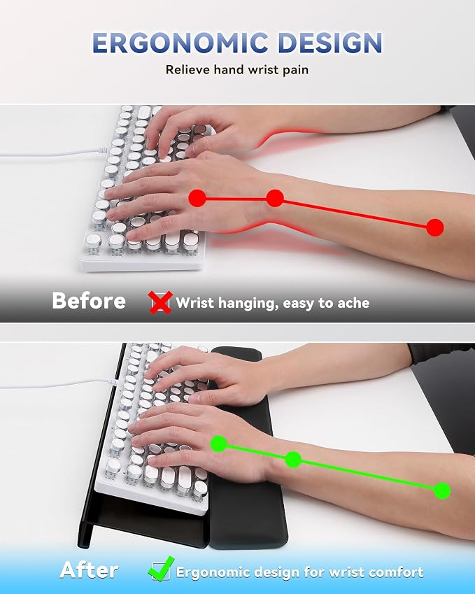 Laborio Computer Keyboard Wrist Rest Stand - Image 3
