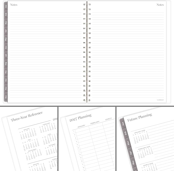 Mead Cambridge 2027 Planner, Weekly & Monthly, 8.5" x 11", Desert Grain - Image 9