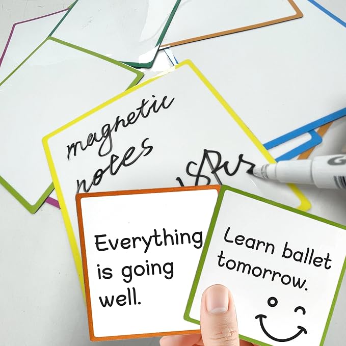 18 Packs, Edge Color Magnets Labels, Widely Use to Post Notes - Image 5