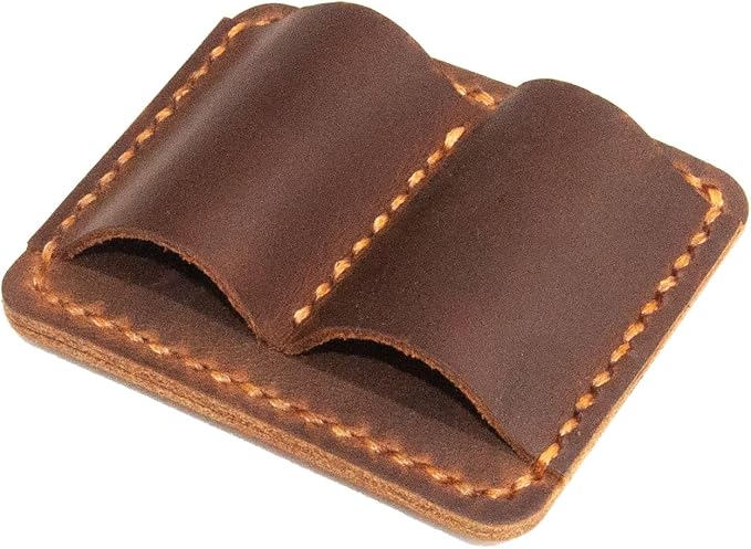 Handmade Leather Pen Holder Clip Notebook Pen Loop Stylish, notebook pen pencil - Image 2
