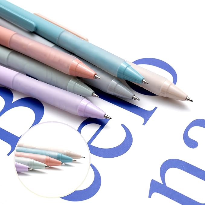 Linbsunne Ballpoint Pens Medium Point 1mm Black Pen - Image 6