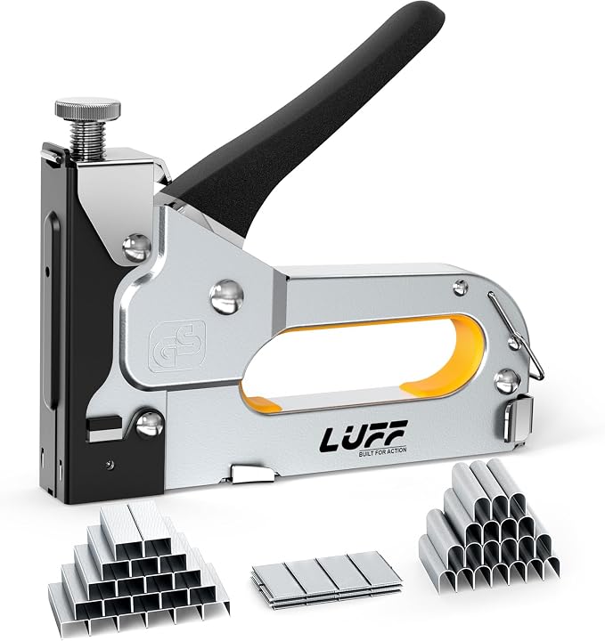 Staple Gun - LUFF 3 in 1 Heavy Duty Stapler Gun by LUFF
