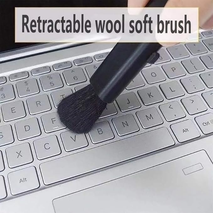 Laptop Keyboard Cleaning Brush, Nanxudyj Sliding Portable Notebook Keyboard - Image 3
