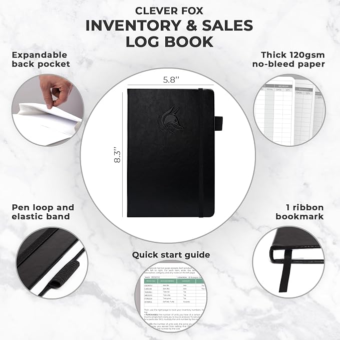 Clever Fox Inventory & Sales Log Book - Image 2