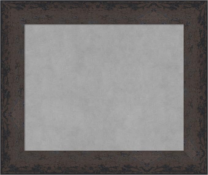 Amanti Art Black Framed Magnetic Board 21x25 Small Vision Board by AmantiArt