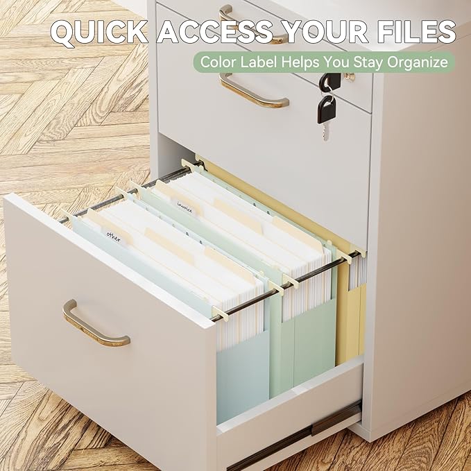 Plastic Extra Wide Hanging File Folder Letter Size, Heavy Duty Reinforced 3" - Image 5