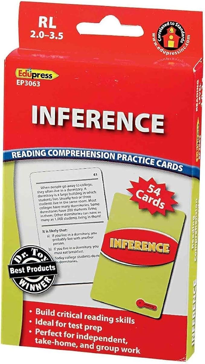Edupress Reading Comprehension Practice Cards by TeacherCreatedResourcesOS