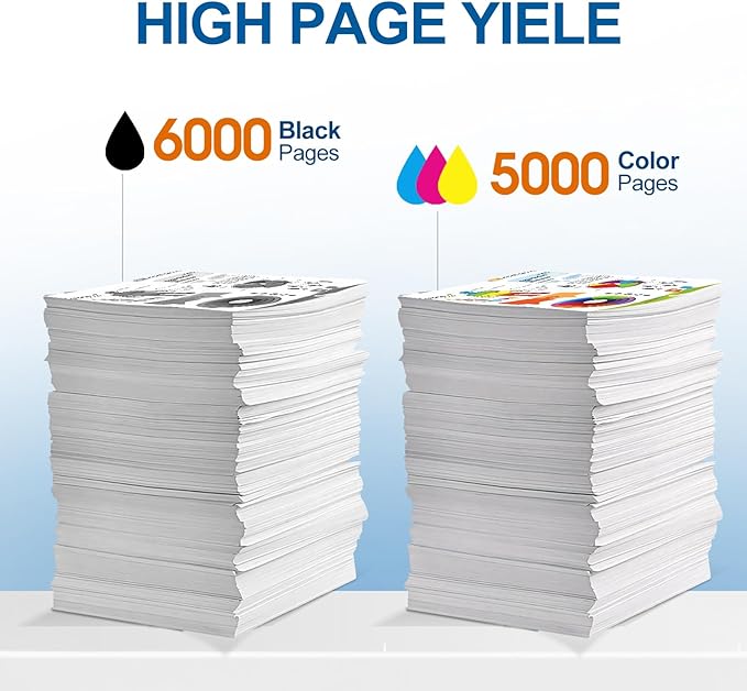 LC406XL Ink Cartridges High Yield Compatible for Brother LC406 Ink Cartridges LC406XL use with Brother MFC-J4335DW MFC-J4535DW MFC-J5855DW MFC-J6555DW Printer (Black Cyan Magenta Yellow 4 Pack)-DeskLoop Office