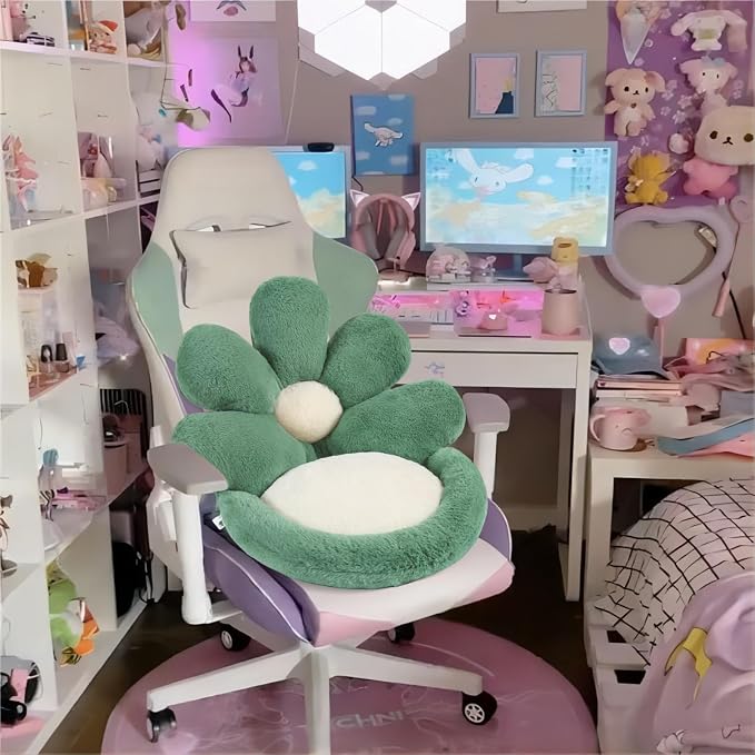 Ditucu Flower Shape Chair Cushion Comfy Kawaii Seat Cushions 19 inch Cute Stuff - Image 2