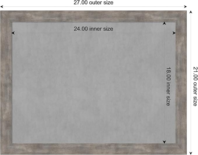 Amanti Art Silver Framed Magnetic Board 21x27 Medium Vision Board - Image 4